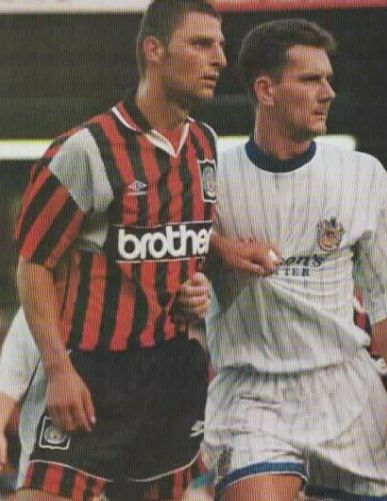 stockport friendly 1995 to 96 action