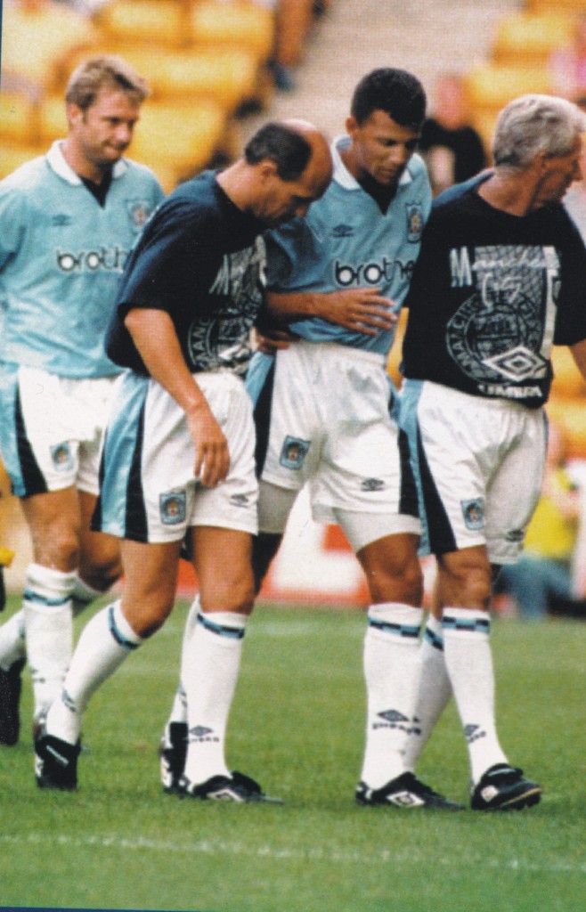 wolves away friendly 1995 to 96 curle injured