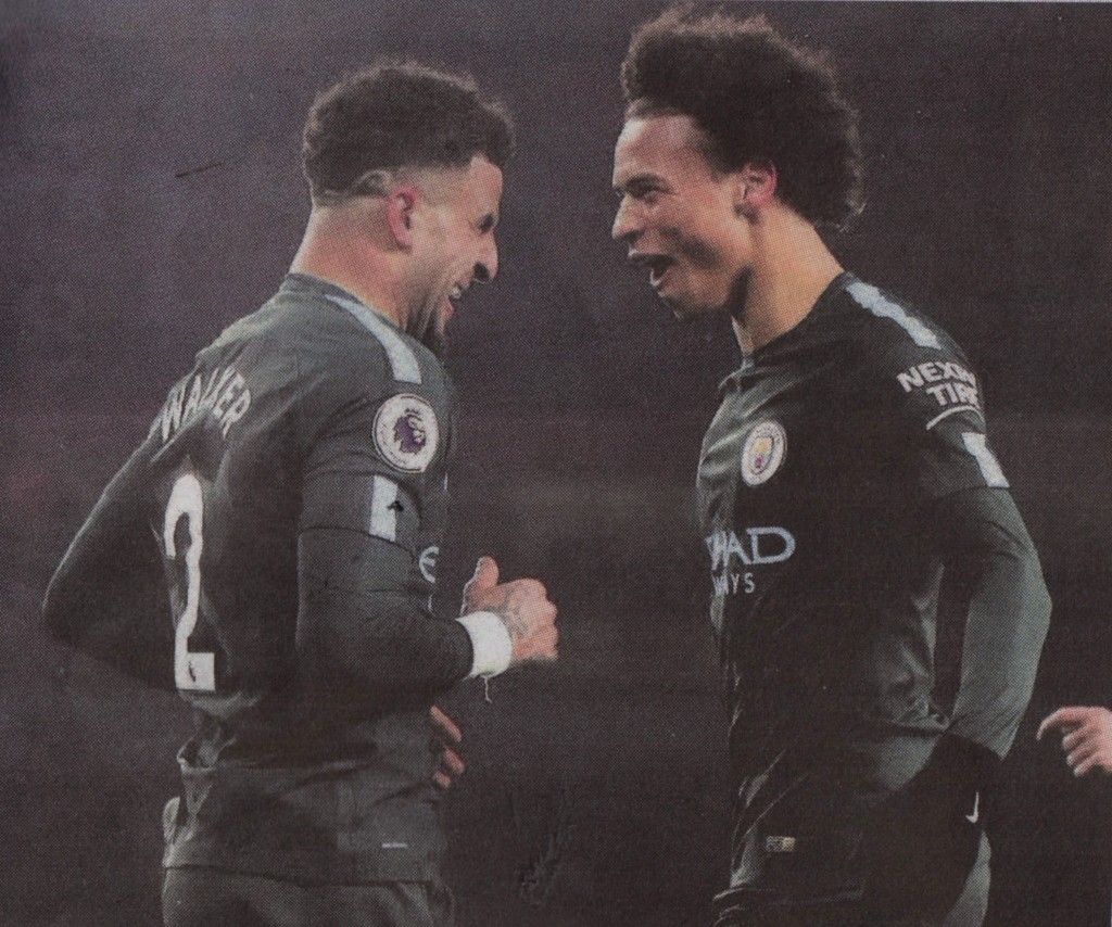 arsenal away 2017 to 18 sane goal