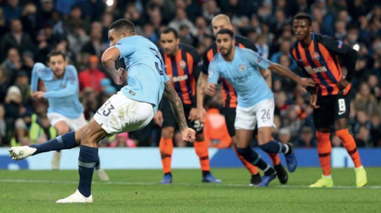 Shakthar Donetsk home 2018 to 19 jesus 2nd pen goal