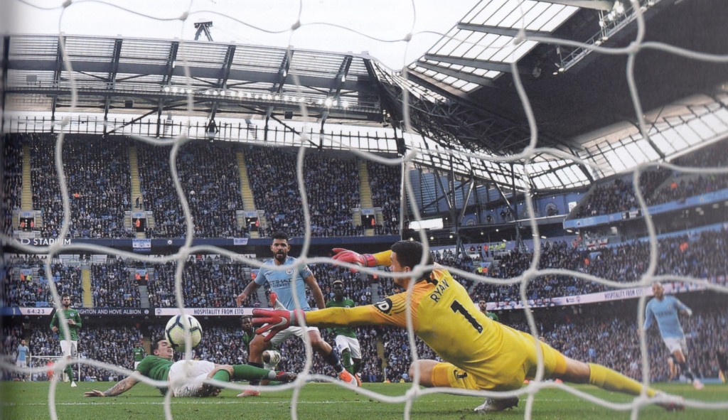 brighton home 2018 to 19 aguero goal 2-0