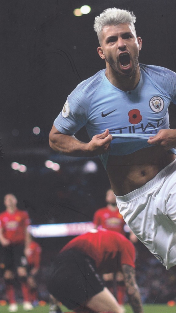 manchester united home 2018 to 19 aguero goal