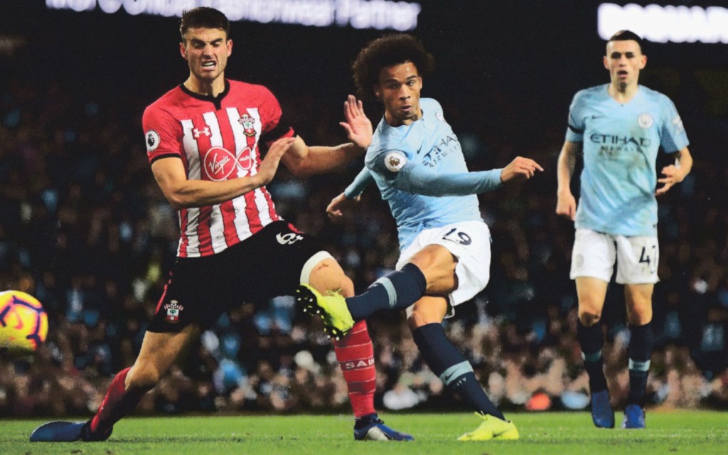 southampton home 2018 to 19 sane goal 6-1