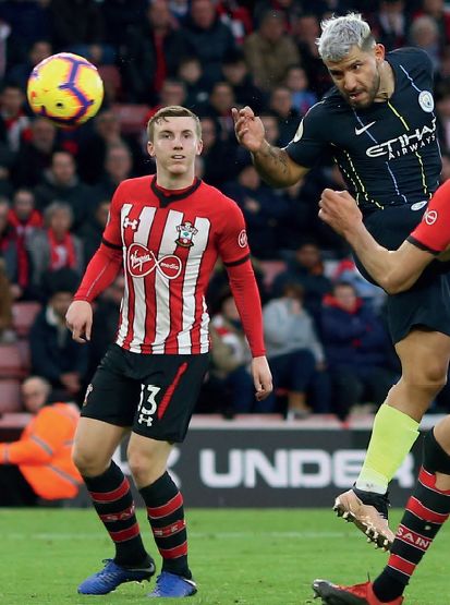 southampton away 2018 to 19 aguero goal