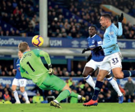 everton away 2018 to 19 jesus goal