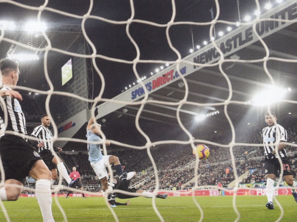 newcastle away 2018 to 19 aguero goal