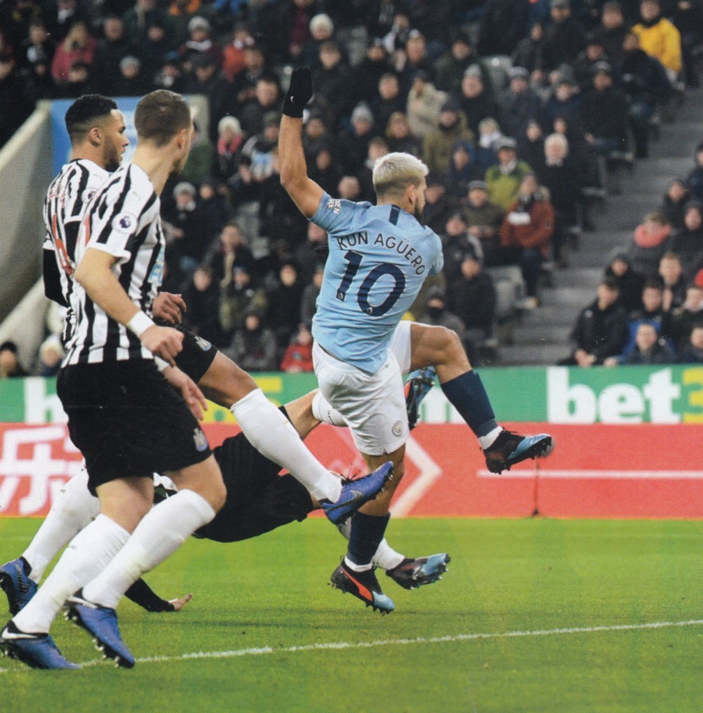 newcastle away 2018 to 19 aguero goal3
