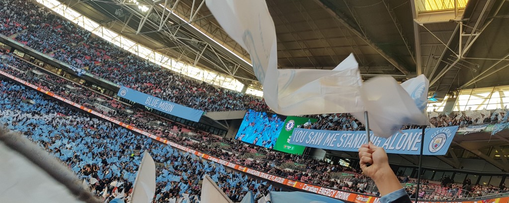 Chelsea Carabao cup final 2018 to 19 crowd
