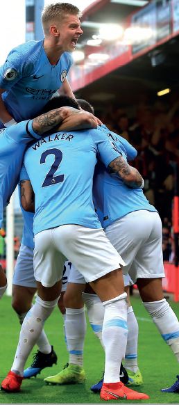 bournemouth away 2018 to 19 mahrez goal celeb