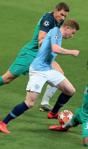 tottenham home champs lge 2018 to 19 action