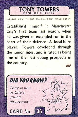 towers card back