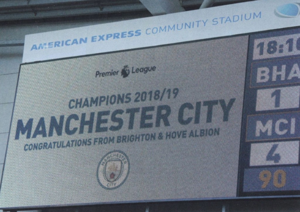 brighton away 2018 to 19 score