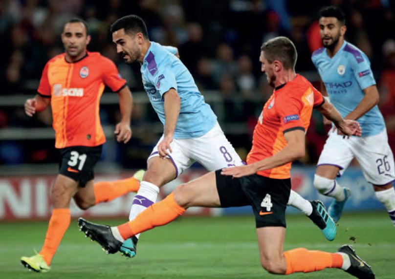shakhtar away 2019 to 20 gundogan goal