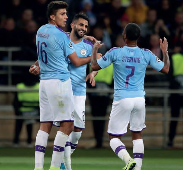 shakhtar away 2019 to 20 mahrez goal