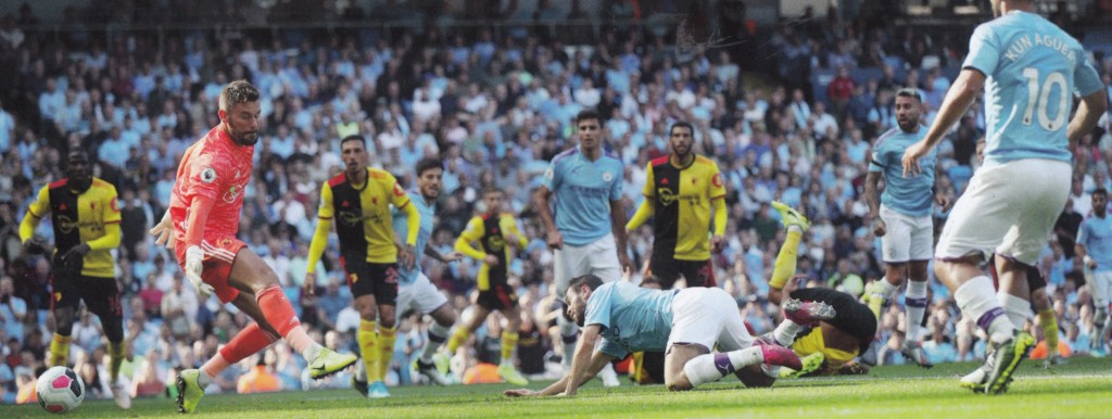 watford home 2019 to 20 first bernado goal