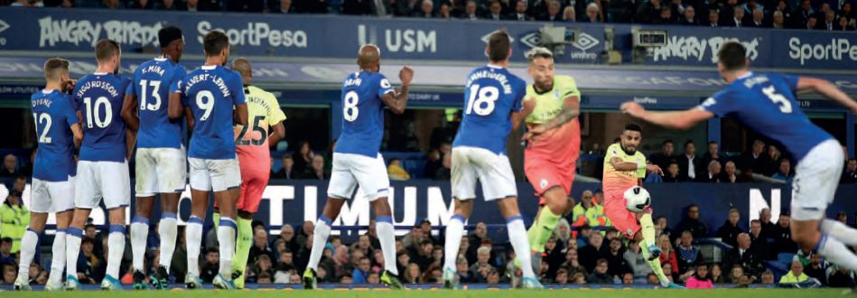 everton away 2019 to 20 mahrez goal