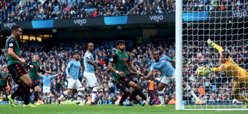 Aston Villa home 2019 to 20 silva goal