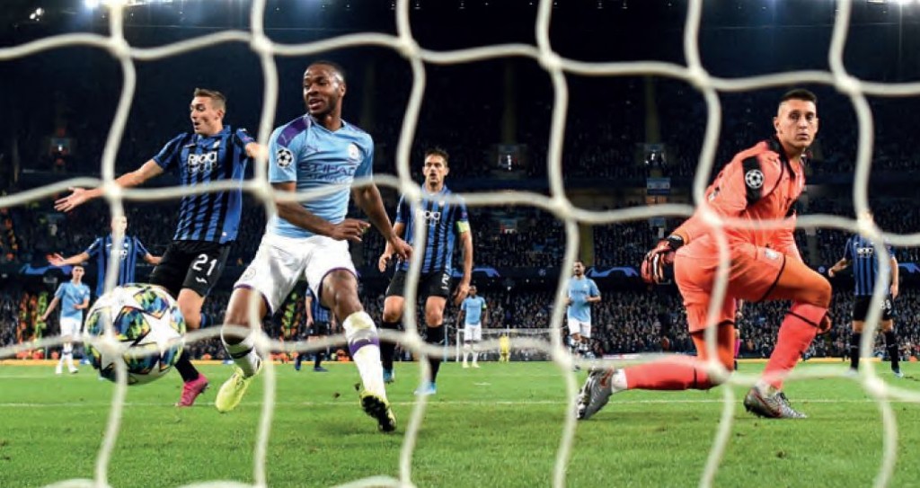 Atalanta home 2019 to 20 raheem hattrick his last goal