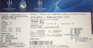 atalanta away 2019 to 20 ticket