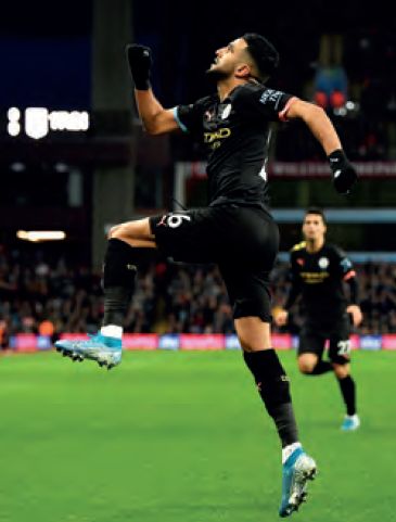 aston villa away 2019 to 20 mahrez goal 1-0