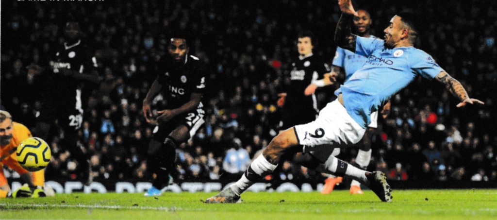 leicester home 2019 to 20 jesus goal 3-1