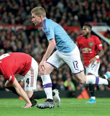 man utd away carabao cup 2019 to 20 de bruyne goal2
