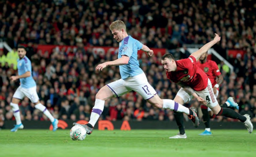 man utd away carabao cup 2019 to 20 de bruyne goal3