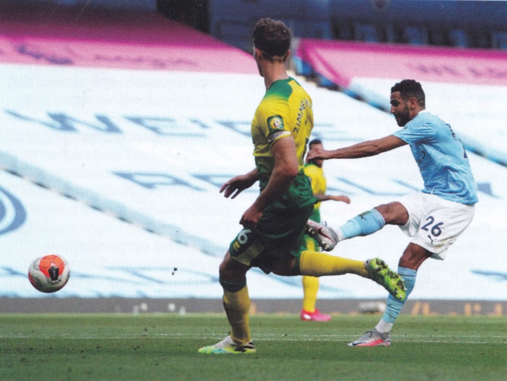 norwich home 2019 to 20 mahrez goal