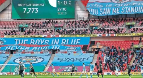 tottenham caraboa cup final 2021 fans2