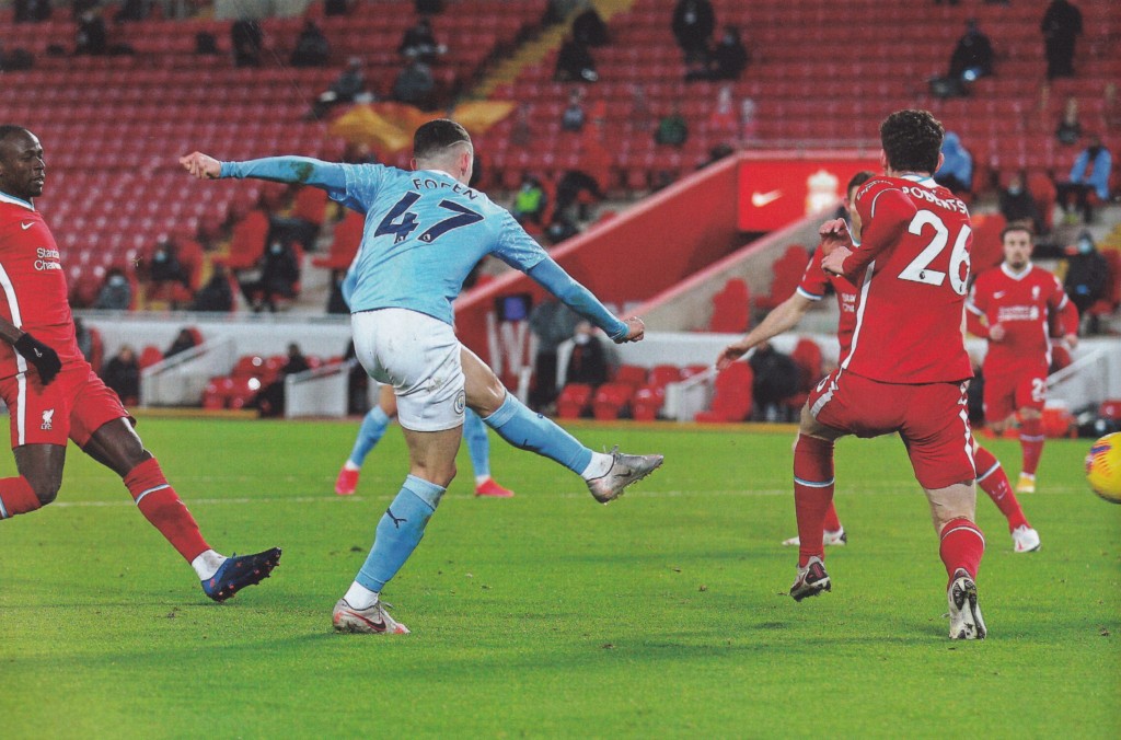 liverpool away 2020 to 21 foden goal 432