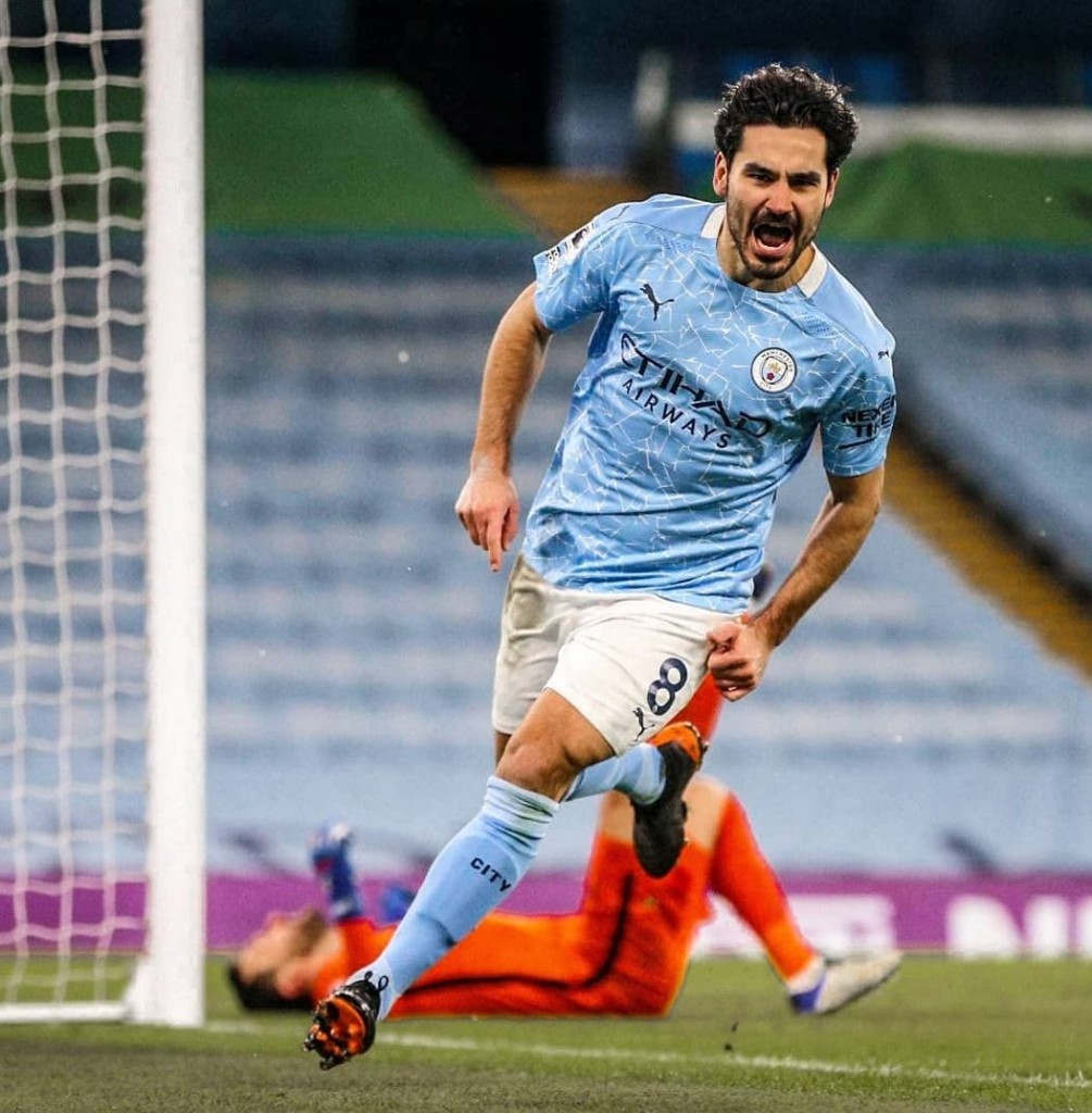 tottenham home 2020 to 21 gundogan goal