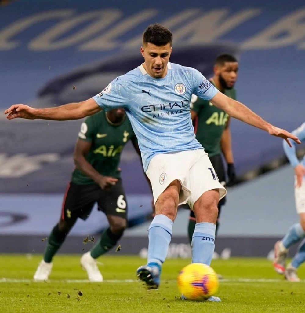tottenham home 2020 to 21 rodri pen goal