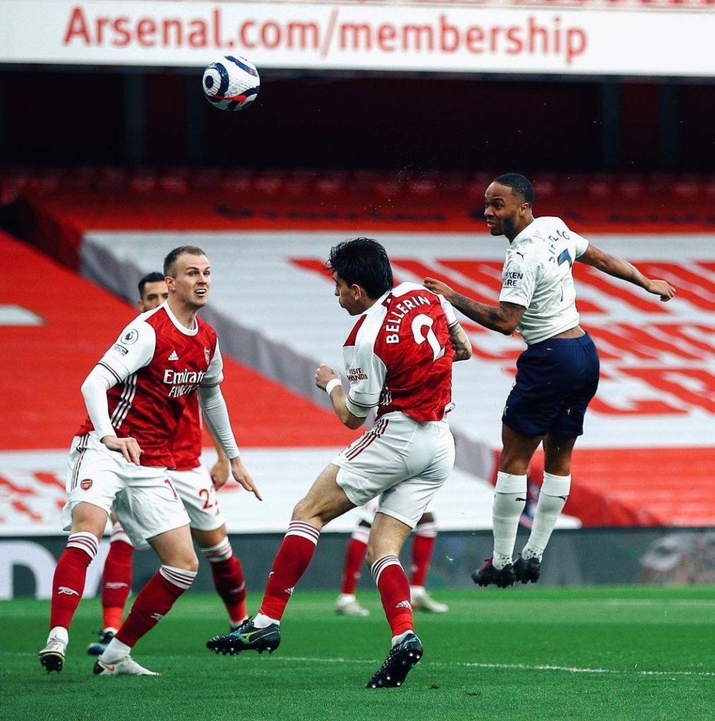 arsenal away 2020 to 21 sterling goal