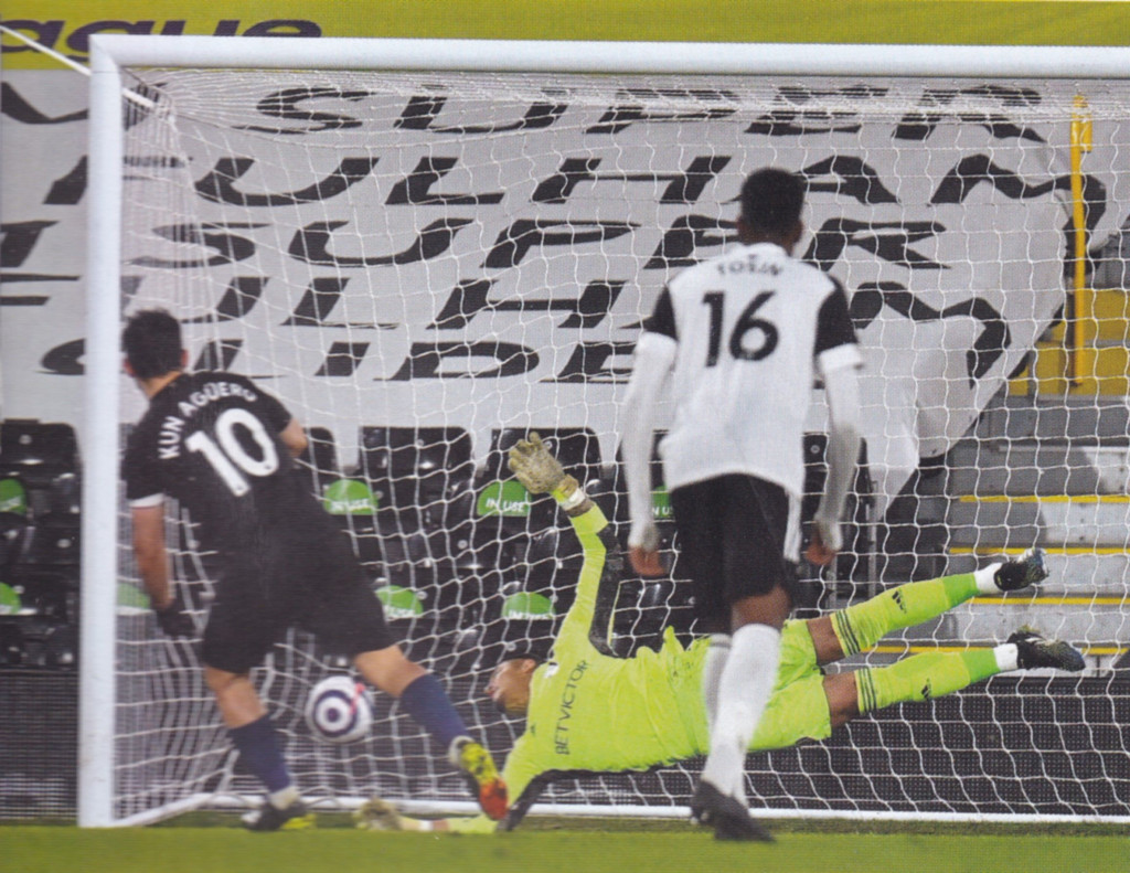 fulham away 2020 to 21 aguero goal