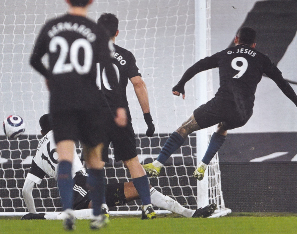 fulham away 2020 to 21 jesus goal