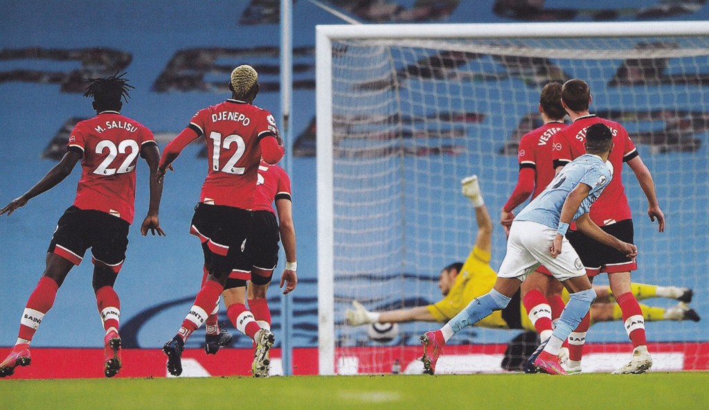 southampton home 2020 to 21 mahrez goal4