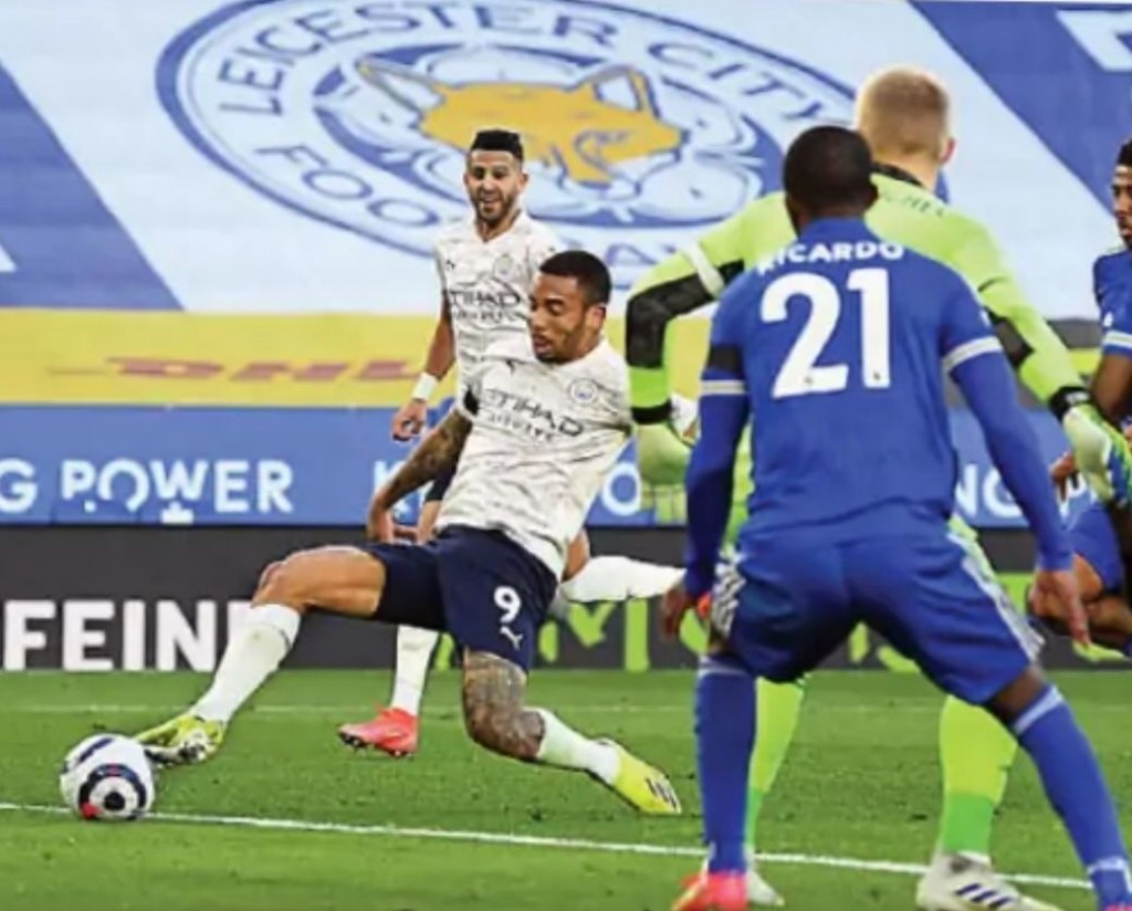 leicester away 2020 to 21 jesus goal