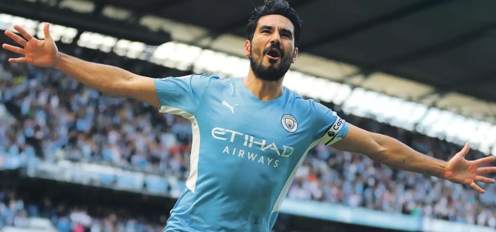 arsenal home 2021 to 22 gundogan goal