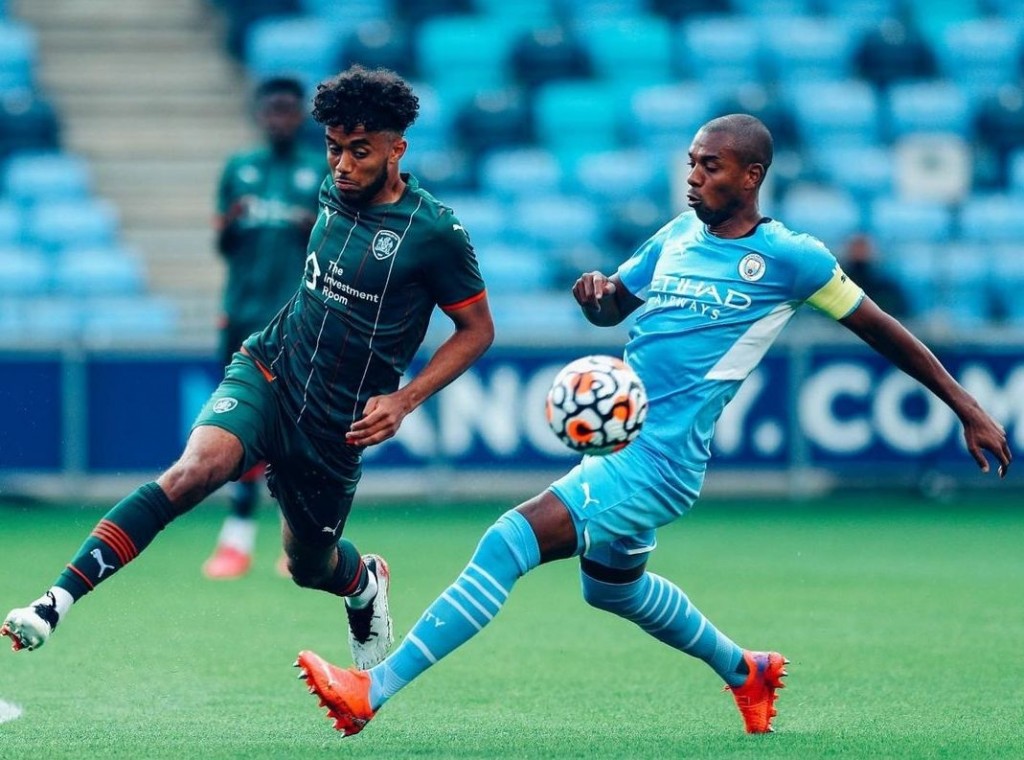 blackpool friendly 2021 to 22 action