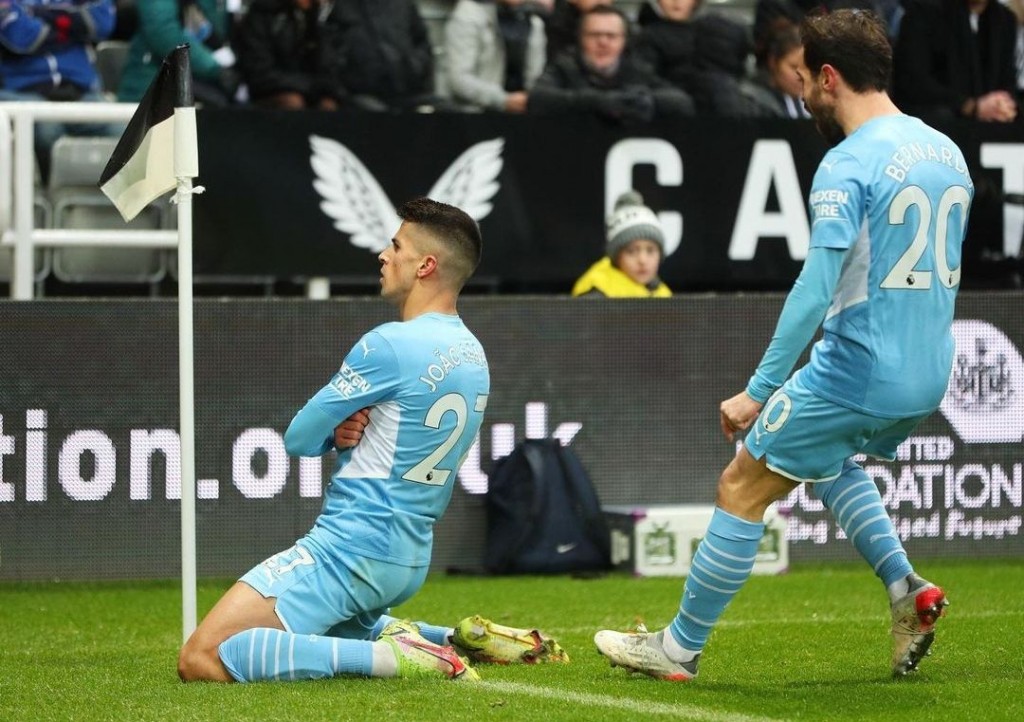 newcastle away 2021 to 22 cancelo goal