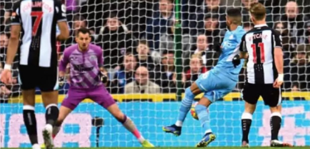 newcastle away 2021 to 22 mahrez goal