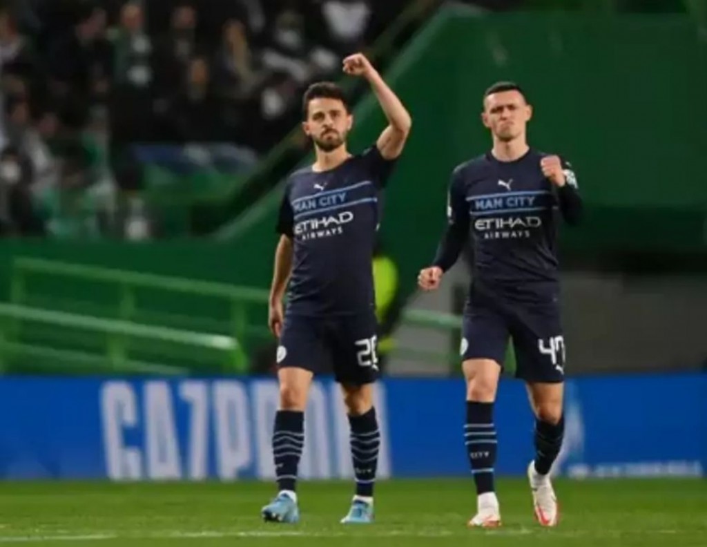 sporting lisbon away 2021 to 22 celebration