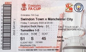 swindon fa cup 2021 to 22 ticket