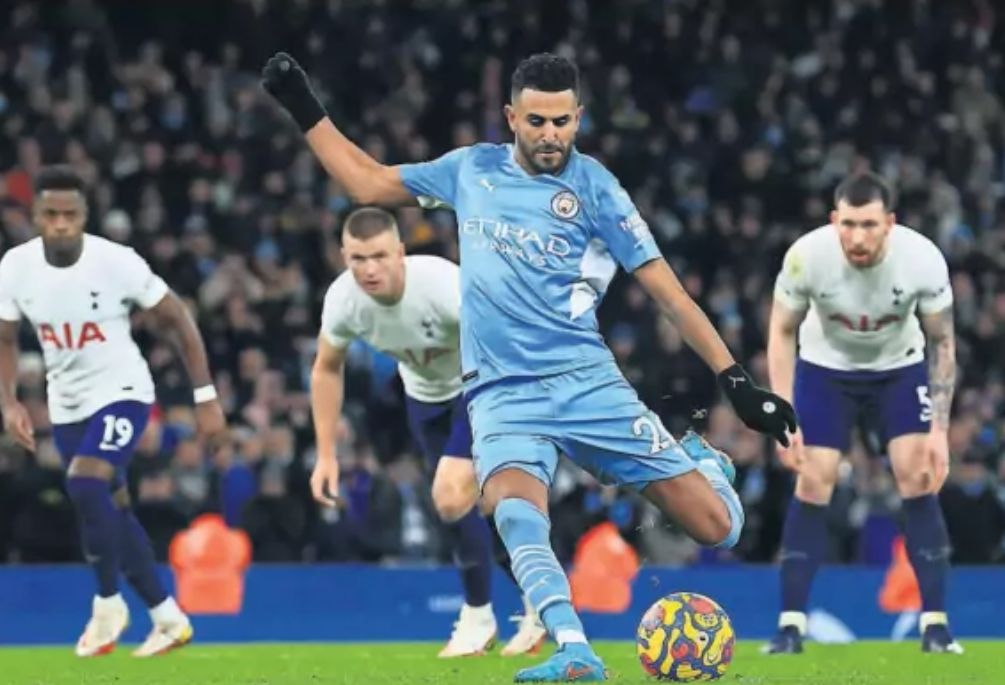tottenham home 2021 to 22 mahrez goal2