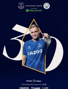 everton away 2021 to 22 programme