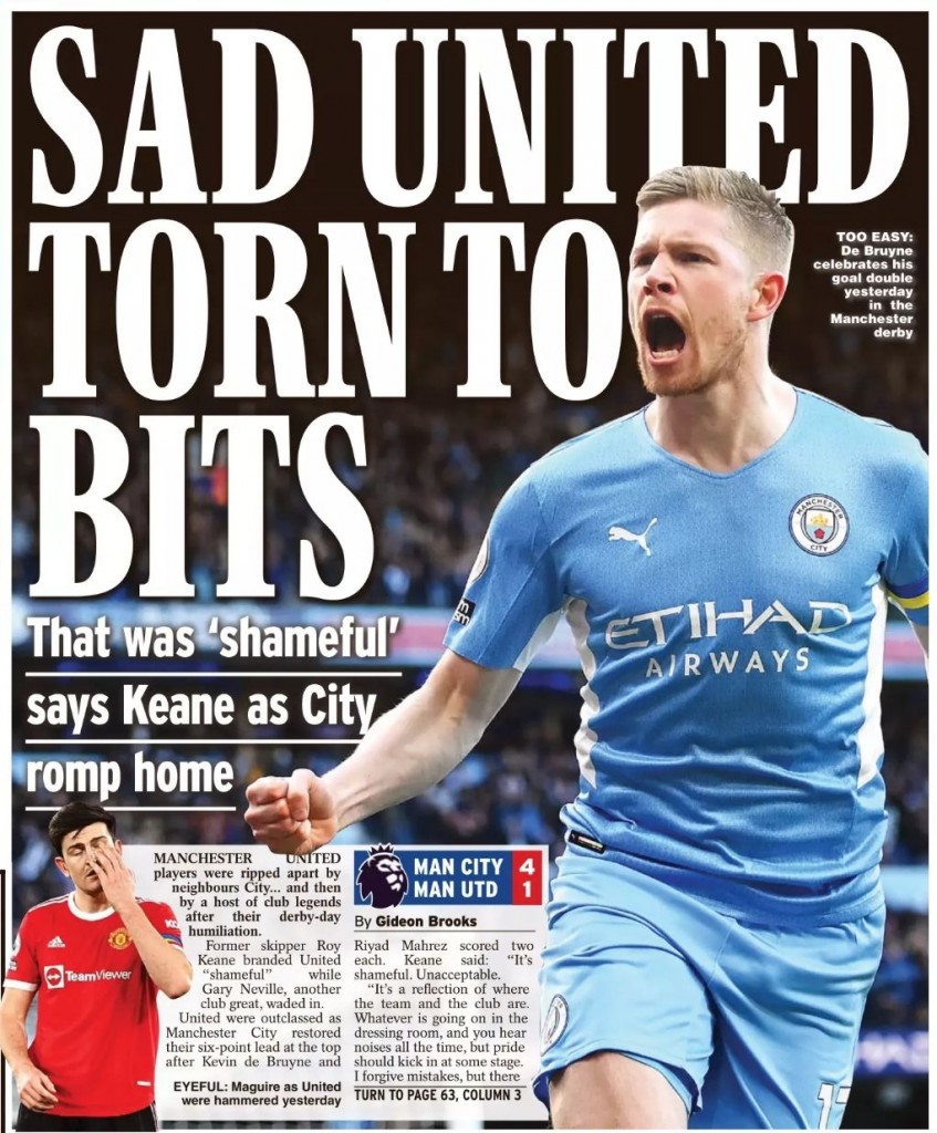 man united home 2021 to 22 daily express 7 march 2022