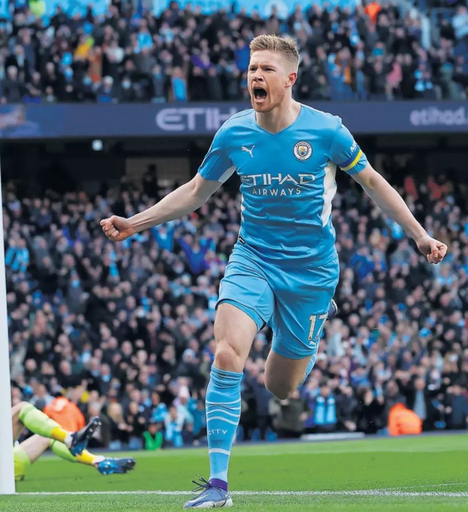 man united home 2021 to 22 kdb first goal