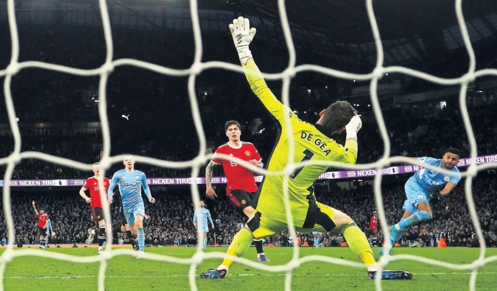 man united home 2021 to 22 mahrez goal 4 1