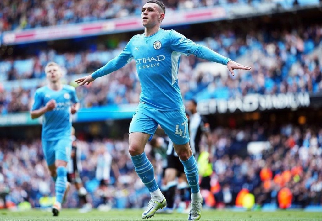 newcastle home 2021 to 22 foden goal