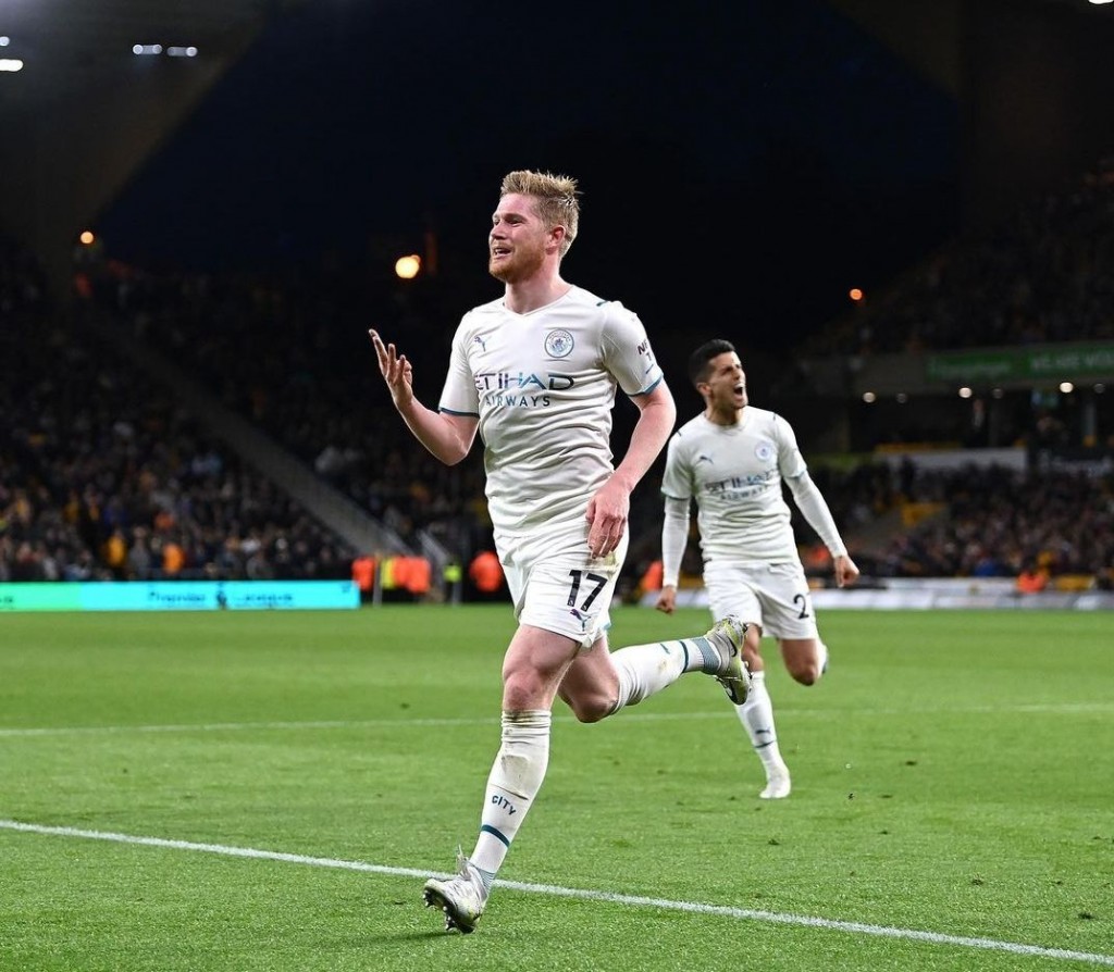 wolves away 2021 to 22 kdb 4th goal